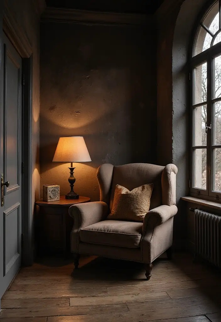 27 Dark Rustic Living Room Ideas That Feel Cozy and Rich - 15. Create Cozy Nooks
