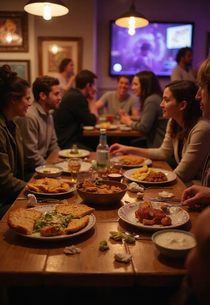 27 Gaming Living Room Ideas That Feel Fun and Functional - 20. Vintage Game Night Setup