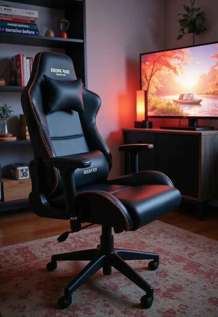 27 Gaming Living Room Ideas That Feel Fun and Functional - 7. Comfortable Gaming Chairs