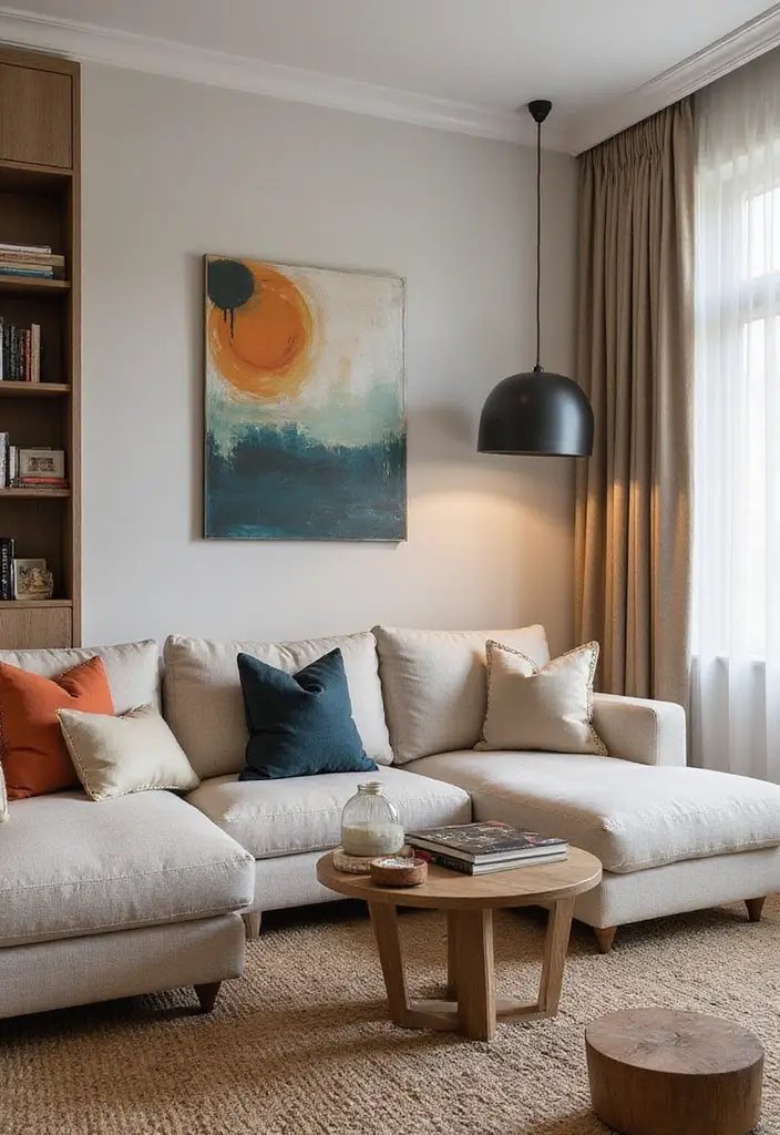 27 Living Room Art Ideas That Add Color and Personality - 9. Thoughtful Use of Color