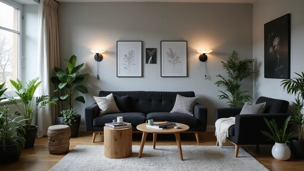 27 Living Room Ideas Black Accents That Look Chic and Modern