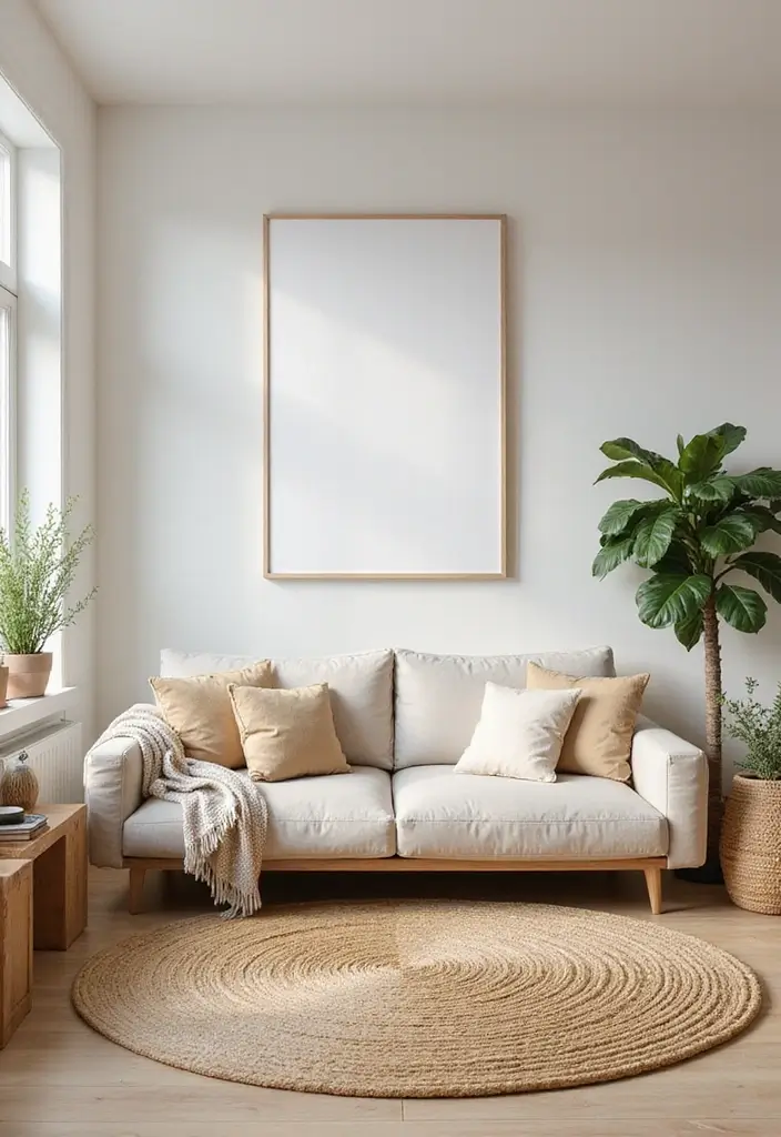 27 Living Room Rug Inspiration Ideas That Complete the Look - 1. The Warmth of Jute