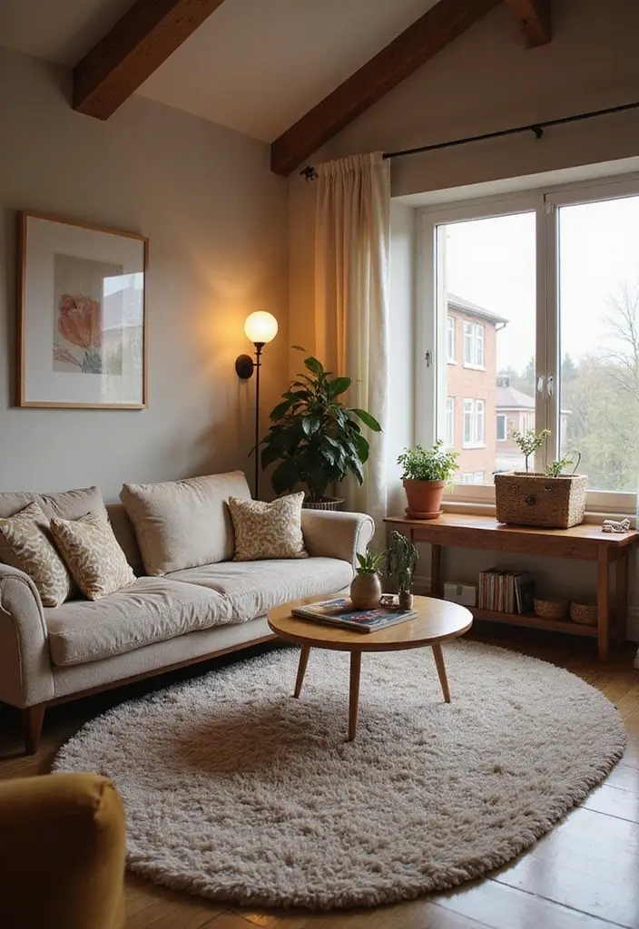 27 Living Room Rug Inspiration Ideas That Complete the Look - 8. Soft and Cozy Shag Rugs