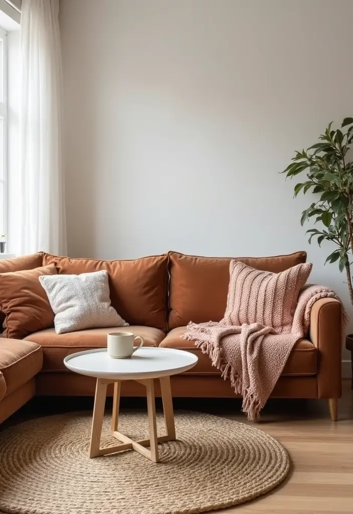 27 Modern Living Room Ideas That Are Sleek and Timeless - 3. Layered Textures