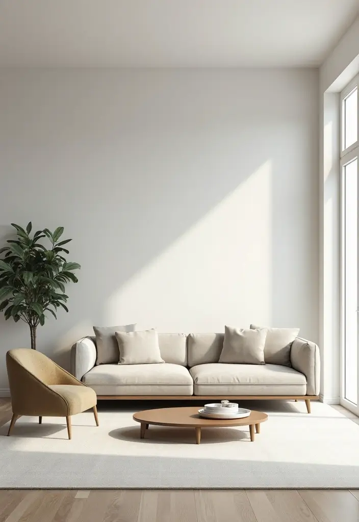 27 Modern Living Room Ideas That Are Sleek and Timeless - 4. Minimalist Furniture Arrangements