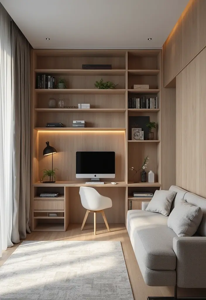 27 Modern Living Room Ideas That Are Sleek and Timeless - 7. Multi-functional Spaces