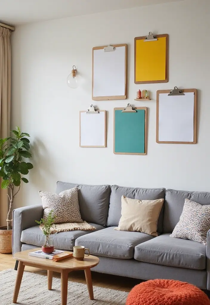 27 Modern Pop Art Living Room Ideas That Feel Bold and Expressive - 14. Playful Artwork Displays