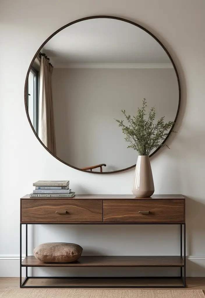 27 Oval Mirror Living Room Ideas That Add Elegance and Depth - 5. Statement Piece with Oversized Mirrors