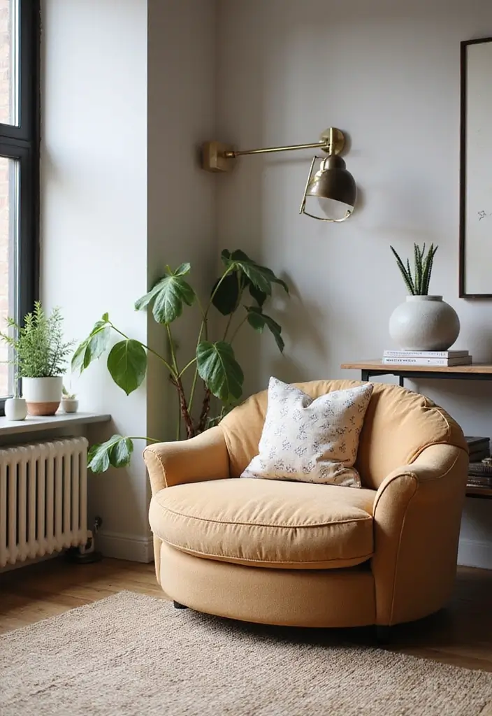 27 Round Living Room Ideas That Feel Unique and Creative - 17. Statement Round Chairs