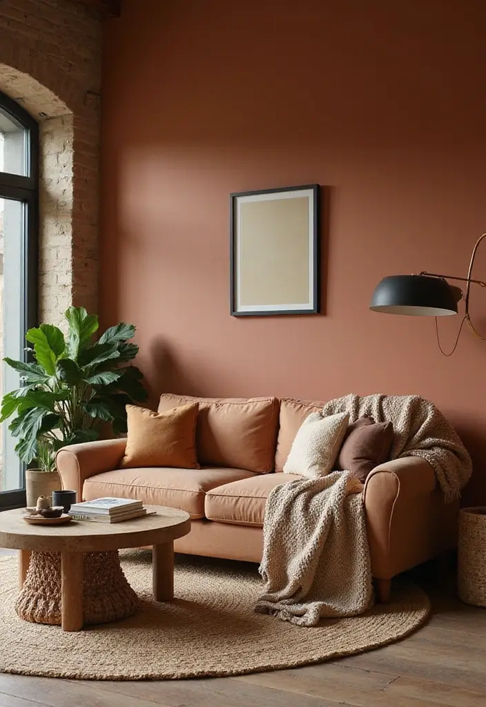 28 Earthy Boho Living Room Ideas That Feel Warm and Grounded - 1. Embrace Earthy Tones