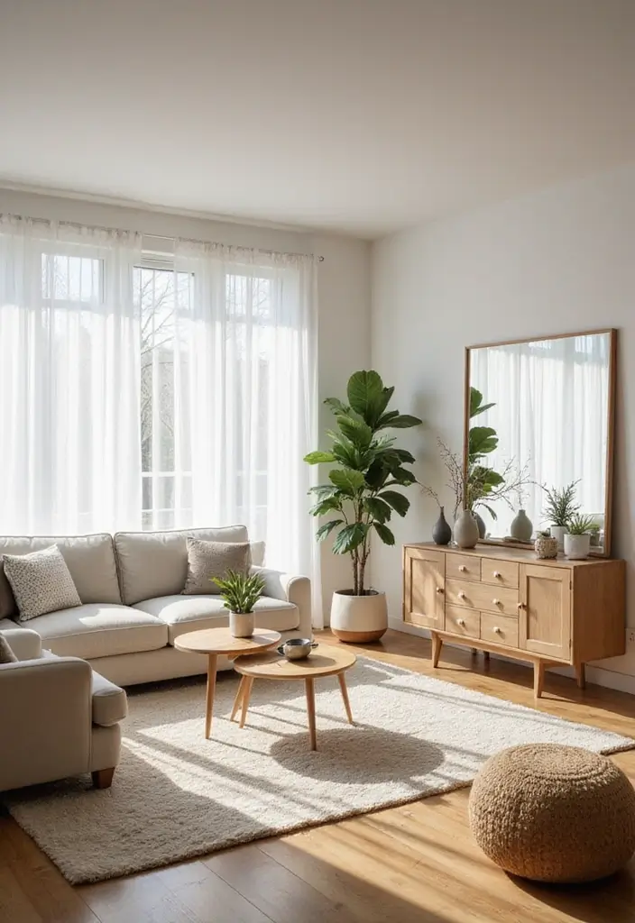 28 Earthy Boho Living Room Ideas That Feel Warm and Grounded - 10. Natural Lighting