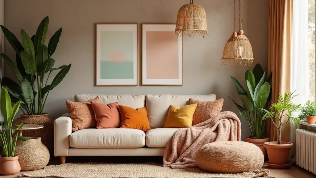 28 Earthy Boho Living Room Ideas That Feel Warm and Grounded