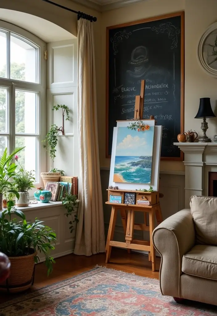 28 Gallery Living Room Ideas That Showcase Art Beautifully - 10. Multi-Purpose Art Spaces