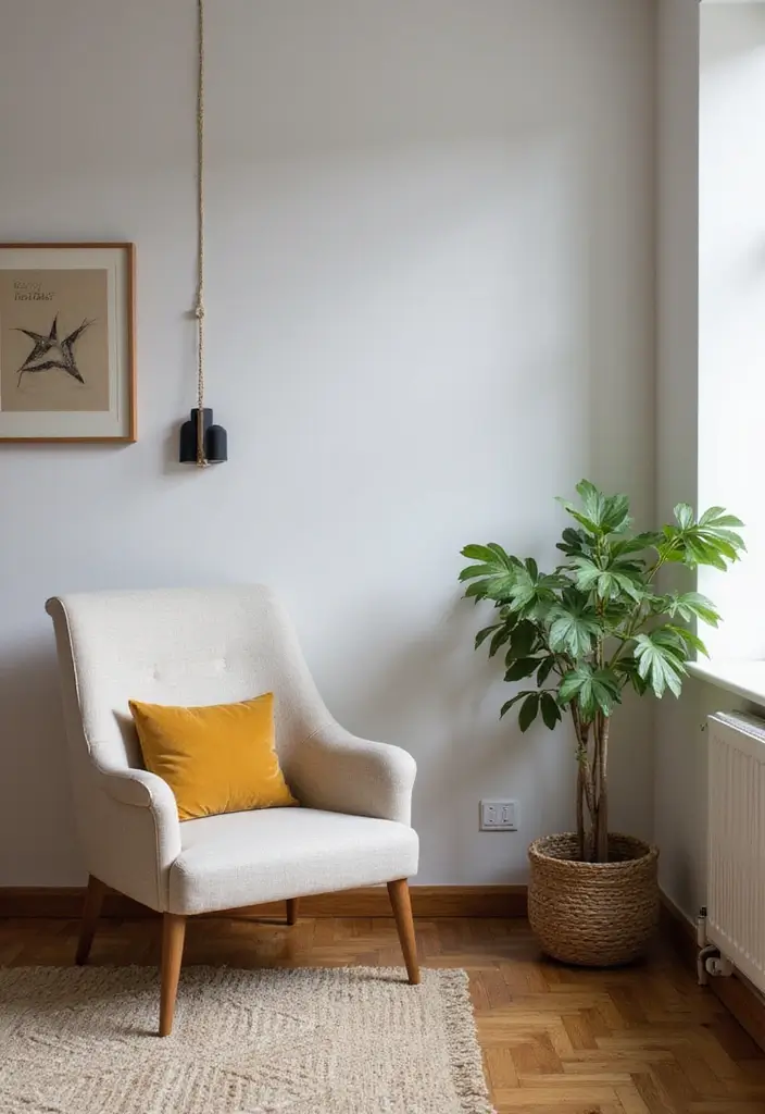 28 Living Room Accent Chairs Ideas That Add Style and Comfort - 20. Compact Chair