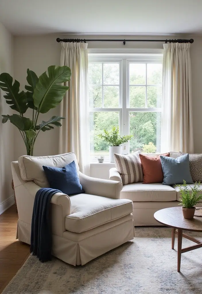 28 Living Room Accent Chairs Ideas That Add Style and Comfort - 23. Stylish Sofa Chair