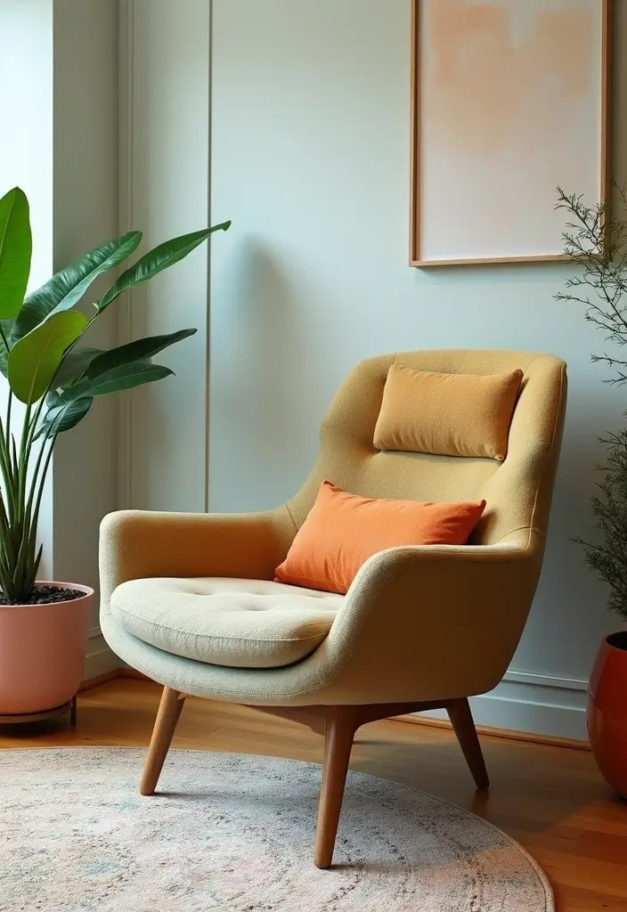 28 Living Room Accent Chairs Ideas That Add Style and Comfort - 8. Eco-Friendly Accent Chair