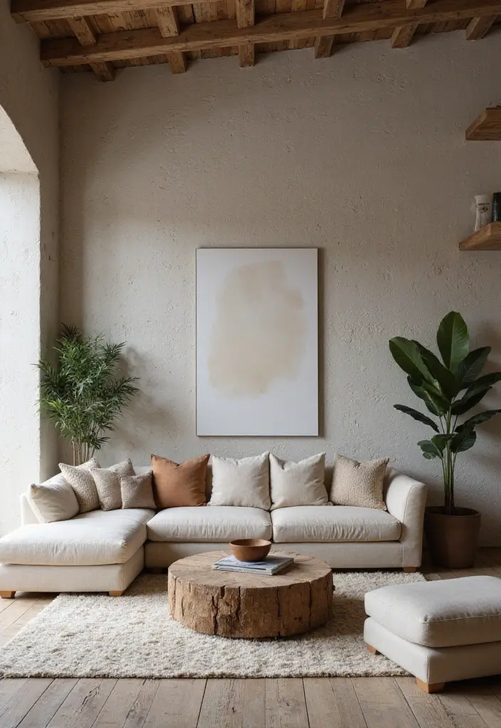 28 Living Room Mid Century Ideas That Feel Retro and Sophisticated - 26. Textured Walls