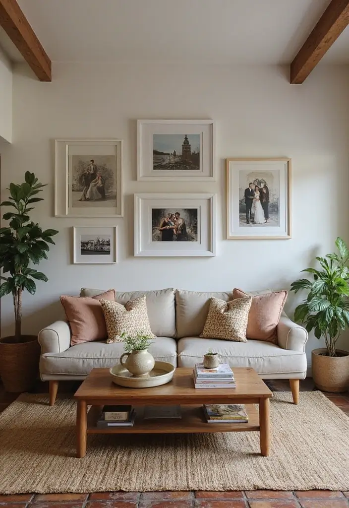 28 Living Room Mid Century Ideas That Feel Retro and Sophisticated - 28. Personal Touches