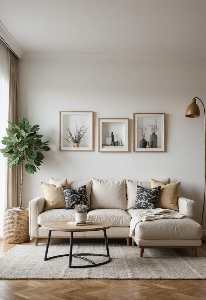 28 Living Room Partition Design Ideas That Create Open Flow - 25. Shadow Box Dividers