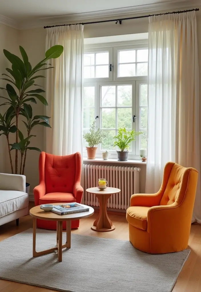 28 Quirky Living Room Ideas That Add Character and Fun - 7. Whimsical Furniture Choices