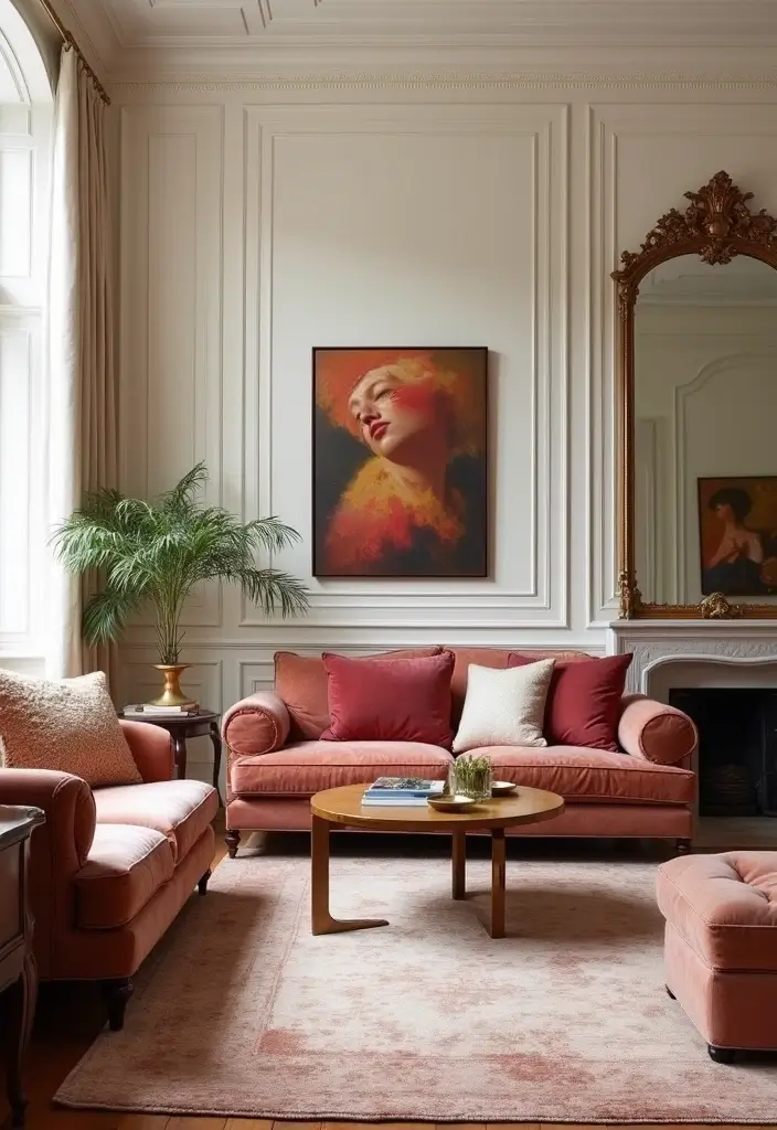 28 Royal Paint Wall Design for Living Room Ideas That Add Luxury - 6. Opulent Off-White