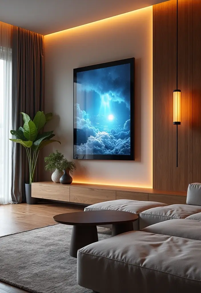 28 Wall Mirror Ideas Living Room Small Spaces That Reflect Light Beautifully - 17. Interactive Mirrors for Fun