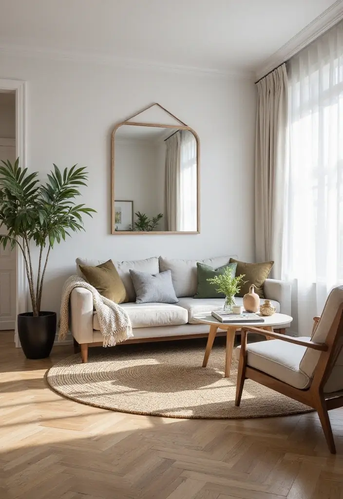 28 Wall Mirror Ideas Living Room Small Spaces That Reflect Light Beautifully - 26. Customizable Mirrors