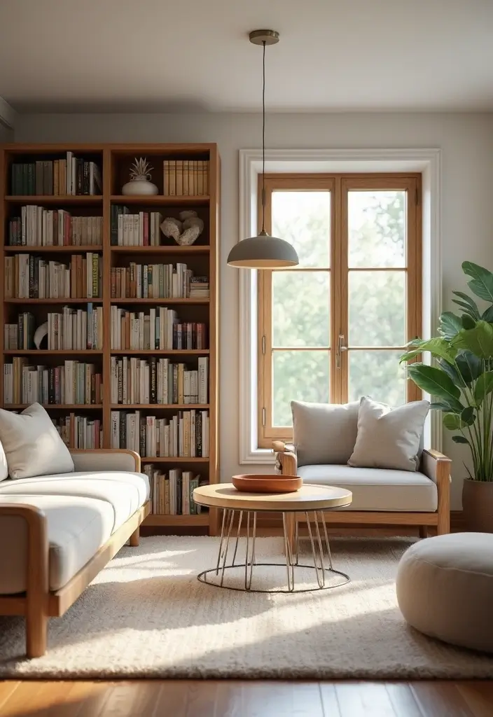 28 White Oak Living Room Ideas That Feel Warm and Natural - 12. Family-Friendly White Oak Living Room