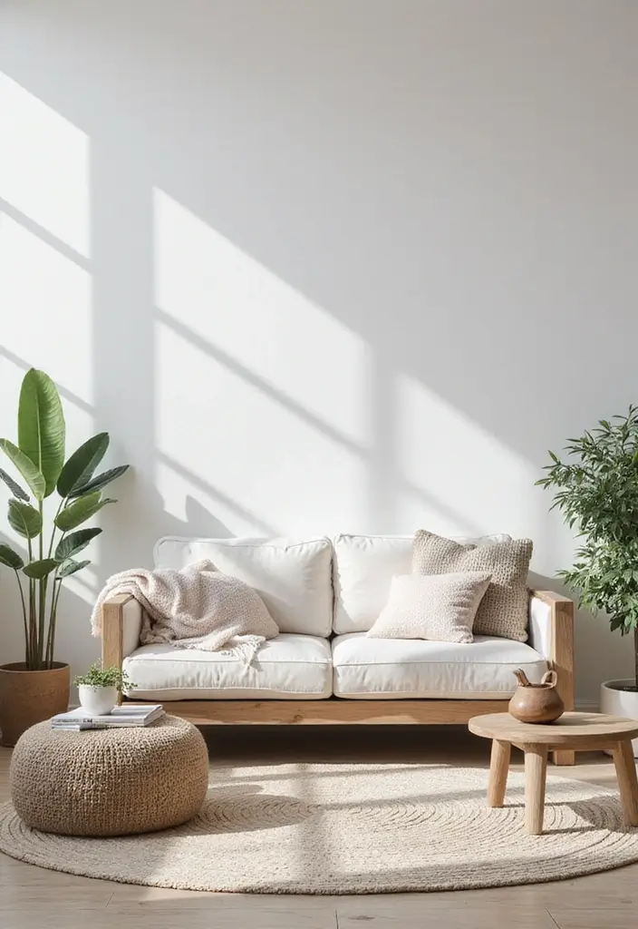 28 White Oak Living Room Ideas That Feel Warm and Natural - 9. Scandinavian White Oak Style