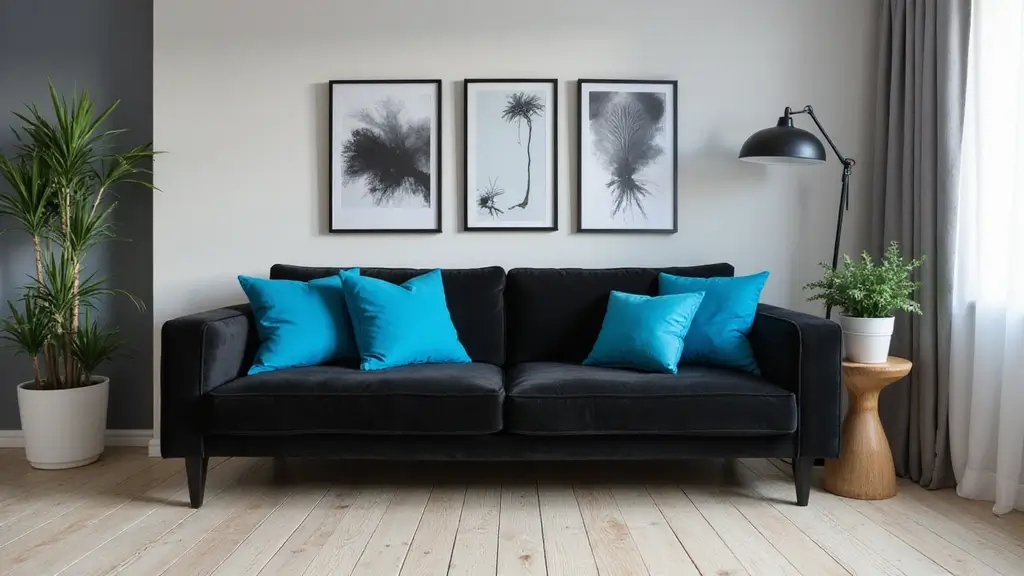 29 Black and Blue Living Room Ideas That Feel Cool and Modern