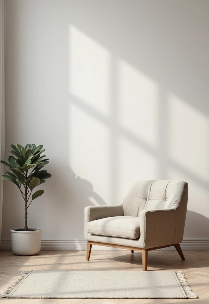 29 Flat Living Room Ideas That Feel Minimal and Elegant - 16. Simple Accent Chairs