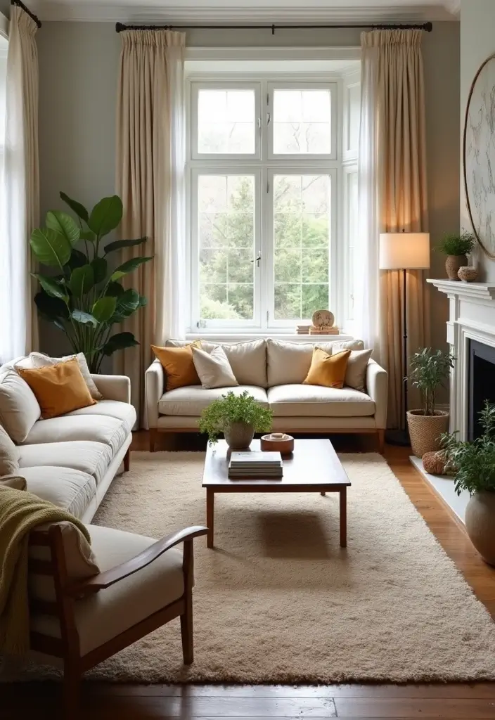 29 Living Room Esthetics Ideas That Feel Balanced and Beautiful - 10. Functional Layout