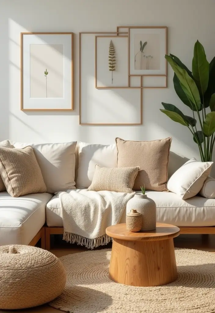 29 Living Room Esthetics Ideas That Feel Balanced and Beautiful - 11. Sustainable Decor Accessories