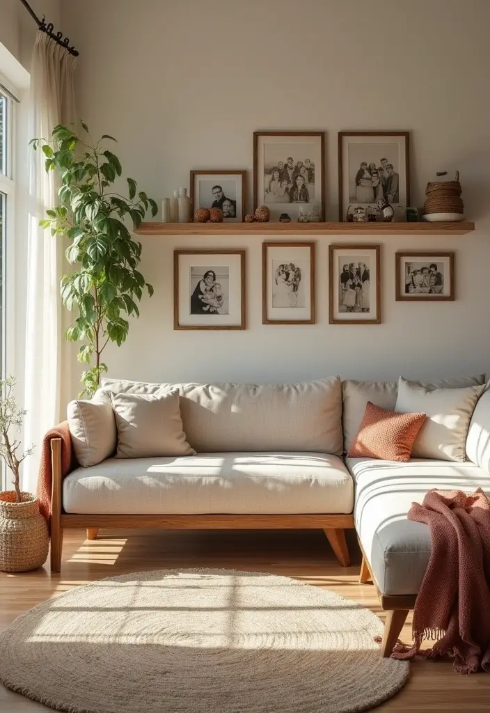 29 Living Room Esthetics Ideas That Feel Balanced and Beautiful - 13. Personal Touches