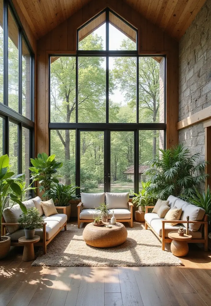 29 Living Room Esthetics Ideas That Feel Balanced and Beautiful - 18. Biophilic Design