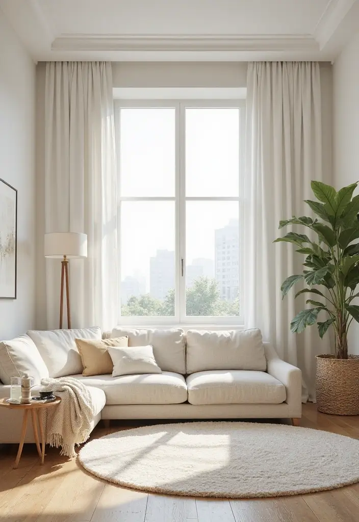 29 Living Room Mood Board Colour Schemes That Inspire Your Design - 29. Natural Whites with Earthy Tones