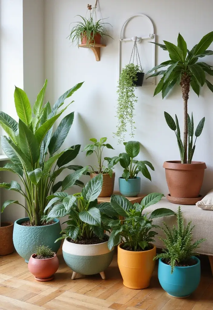 29 Magical Living Room Ideas That Feel Whimsical and Dreamy - 7. Enchanted Indoor Plants