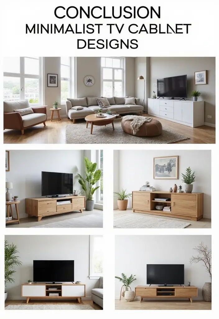 29 Simple TV Cabinet Design for Living Room That Looks Clean and Sleek - Conclusion