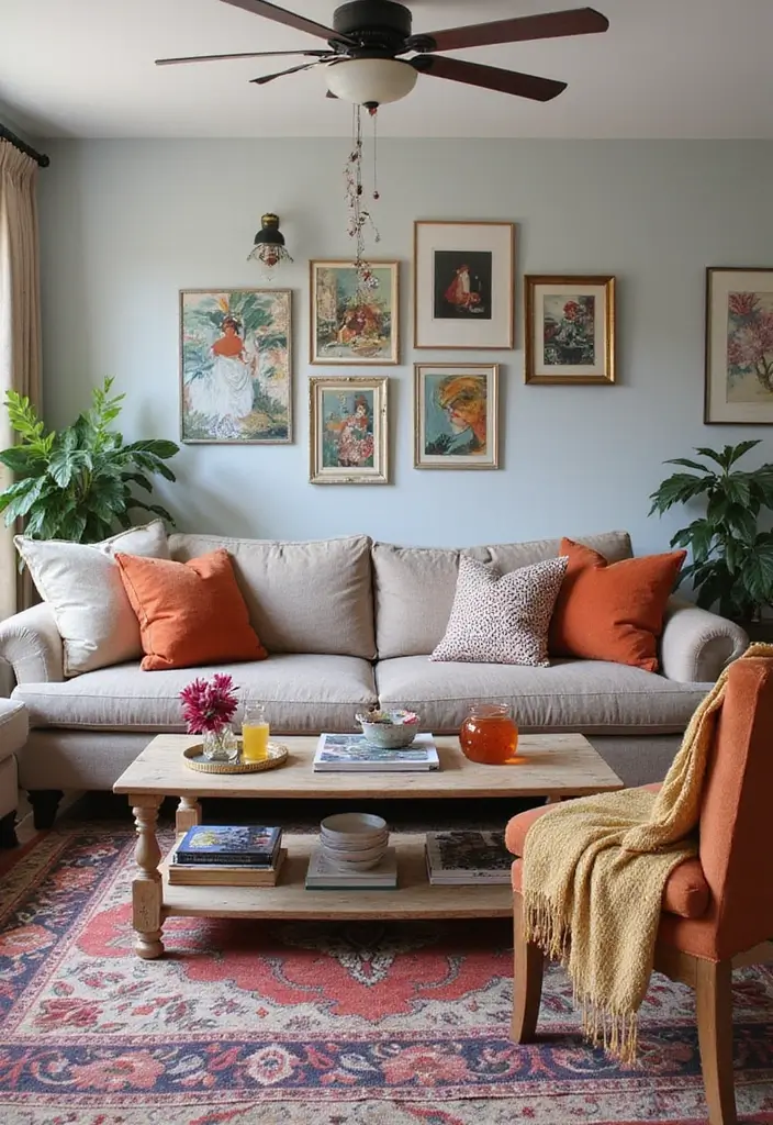29 Taupe Sofa Living Room Ideas That Feel Soft and Neutral - 14. Modern Eclectic Style