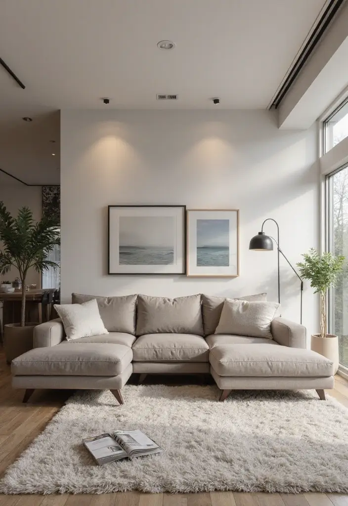 29 Taupe Sofa Living Room Ideas That Feel Soft and Neutral - 28. Open Floor Plan Integration