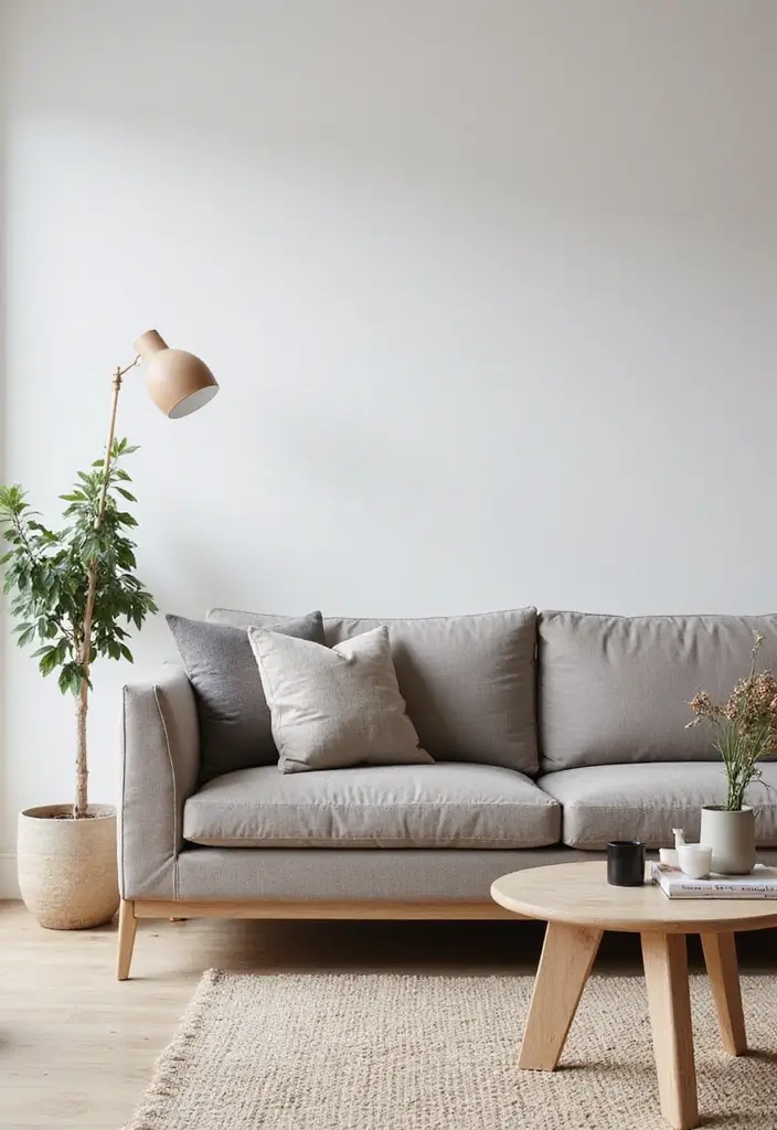 29 Taupe Sofa Living Room Ideas That Feel Soft and Neutral - 7. Scandinavian Serenity