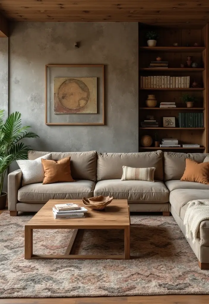 29 Western Living Room Decor Ideas That Feel Rustic and Cozy - 1. Reclaimed Wood Furniture