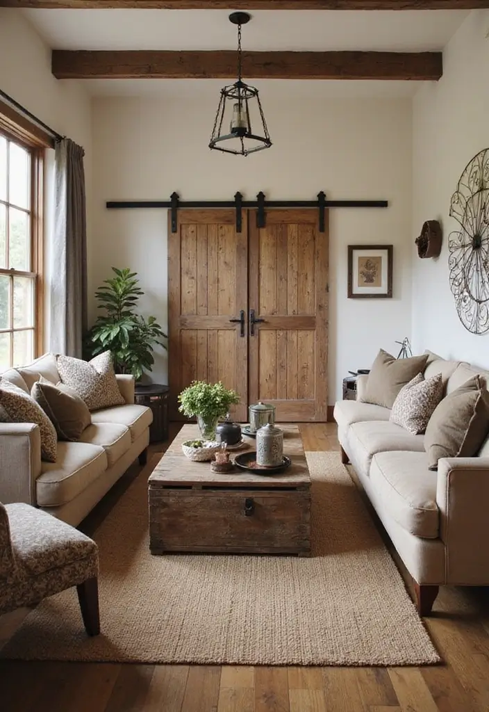 29 Western Living Room Decor Ideas That Feel Rustic and Cozy - 5. Rustic Accents
