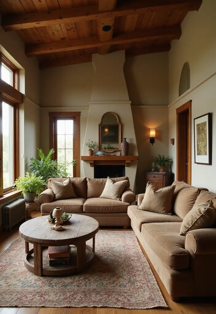 29 Western Living Room Decor Ideas That Feel Rustic and Cozy - 6. Earthy Color Palette
