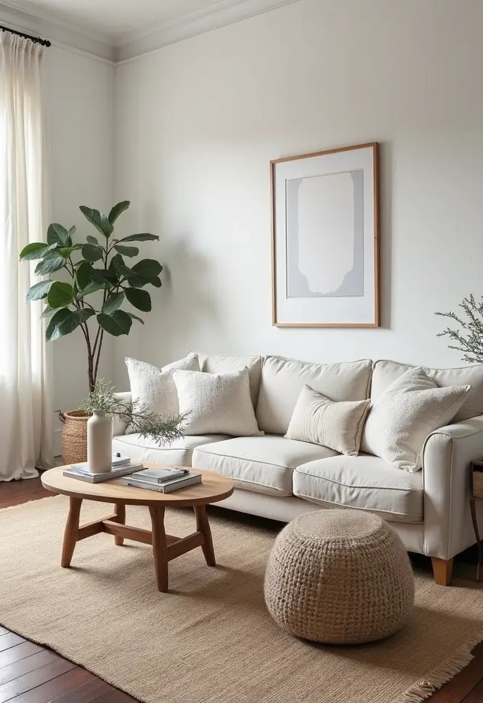 29 White Farmhouse Living Room Ideas That Feel Bright and Cozy - 15. Mix and Match Furniture Styles