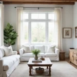 29 White Farmhouse Living Room Ideas That Feel Bright and Cozy