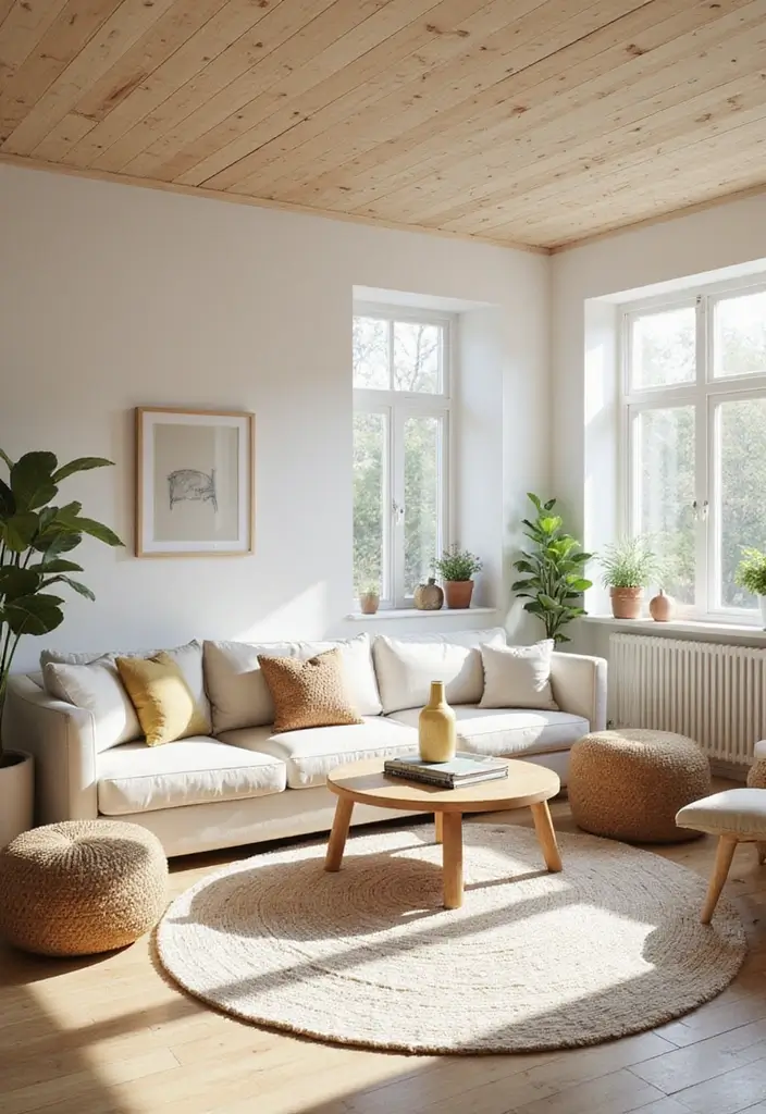 29 Wood Panel Accent Wall Living Room Ideas That Feel Rustic and Modern - 17. Light Wood Panels