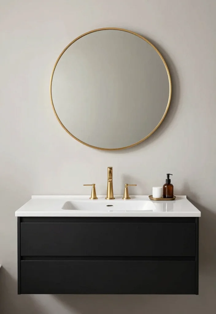 14 Art Deco Bathroom Vanity Ideas With Glam Style - 6. Minimalist Designs 1