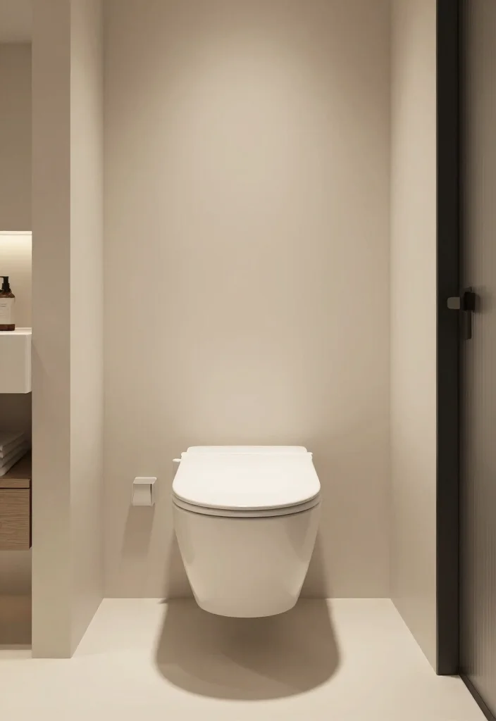 14 Bathroom Ideas With Separate Toilet Rooms - 13. Innovative Toilet Designs 1