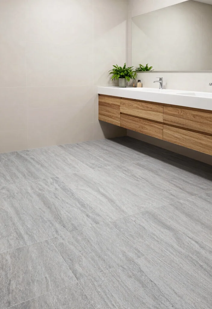 14 Bathroom Tile Ideas Inspired By Home Depot Styles - 13. Eco-Chic Porcelain Tiles 1